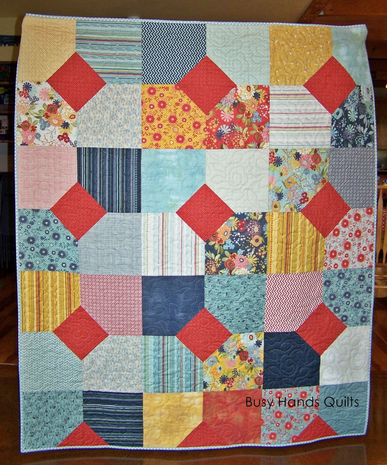 Busy Hands Quilts PB&J Layers of Charm Lap Quilt