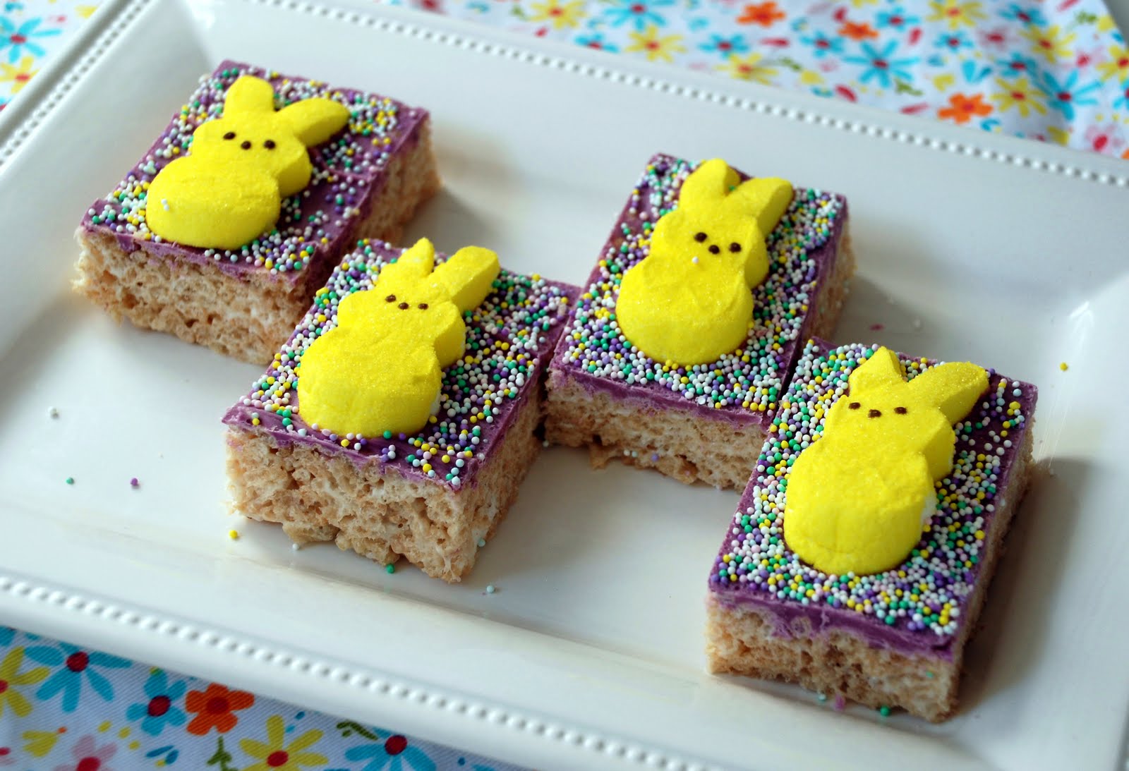 Sweet Flours rice krispy peep treats