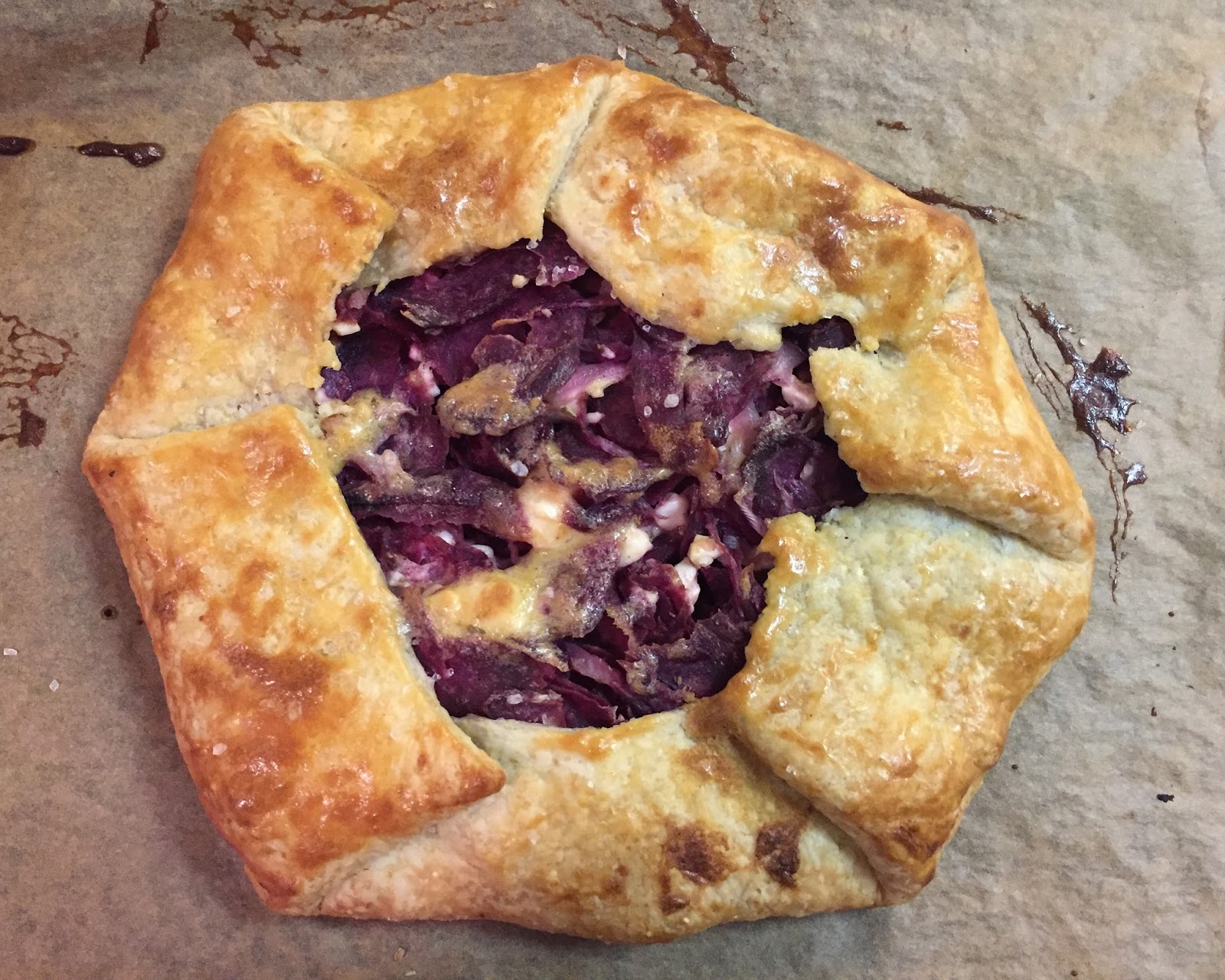 The Bread Maiden Sweet potato, red onion and feta galette