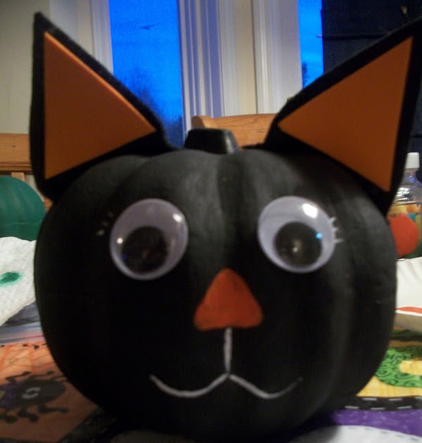 Pams Party & Practical Tips: Black Cat Pumpkin