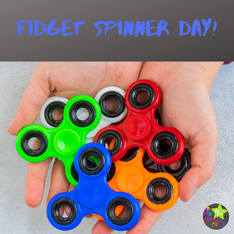4th Grade Frenzy Fidget Spinner Day!
