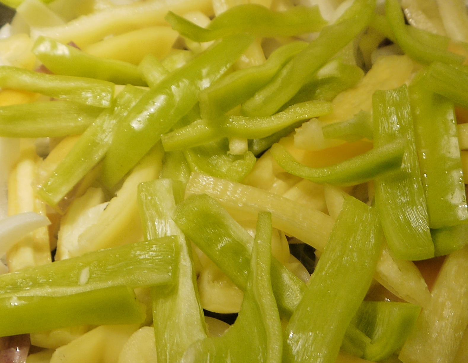 Carpe Furca Sausage with Peppers and Onions in Marsala Sauce