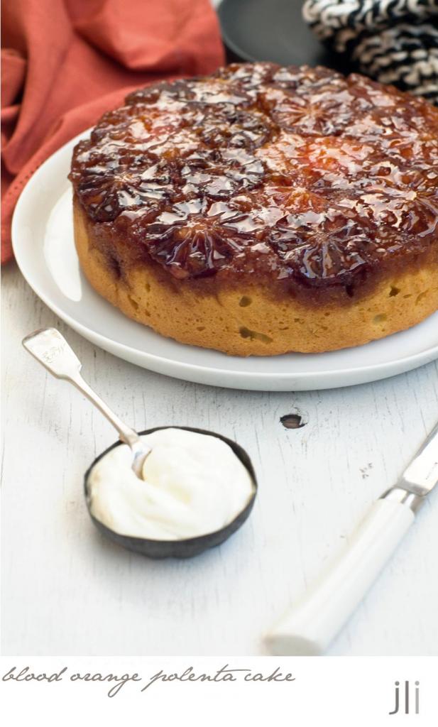 blood orange polenta cake / DELICIOUS BITES