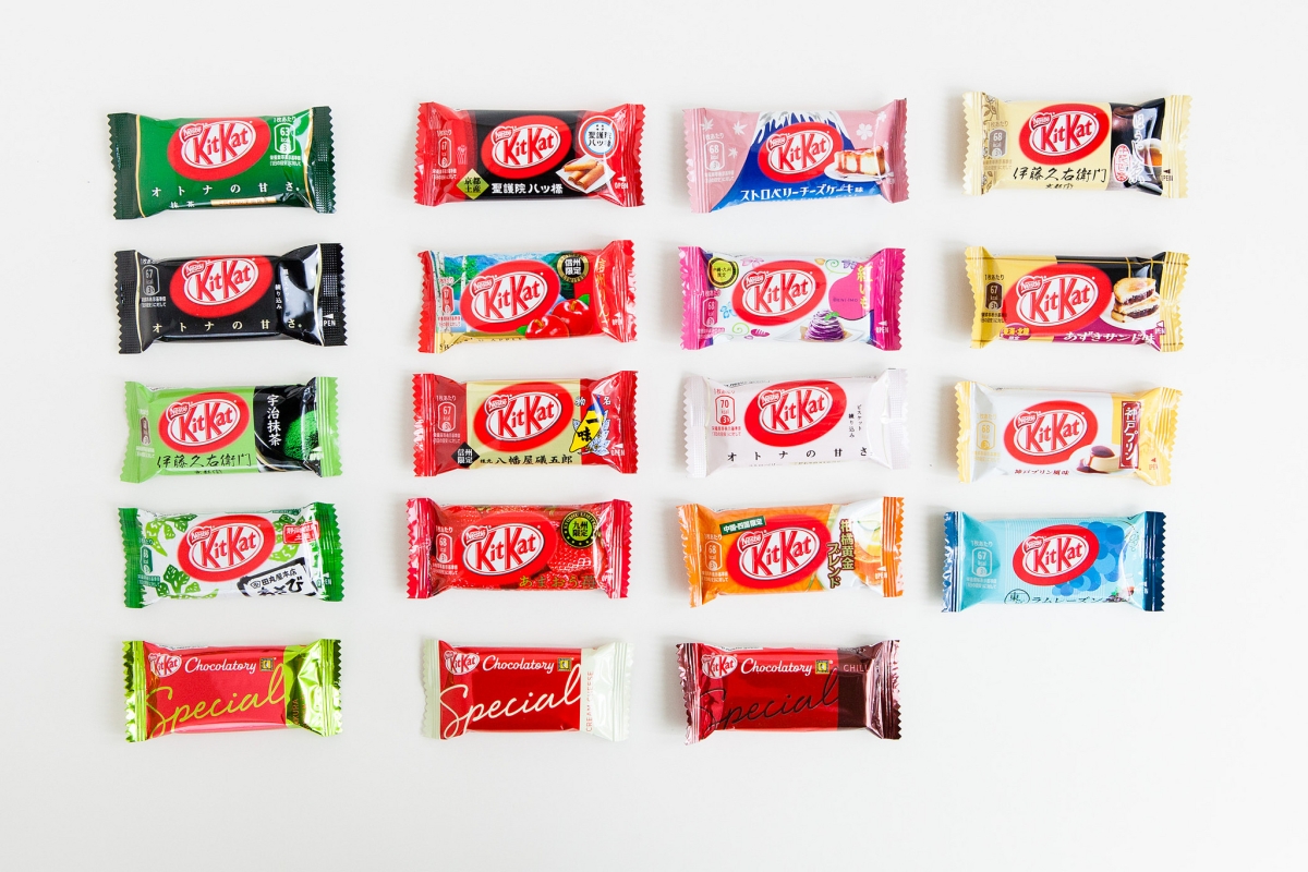 Kitkat 24 goûts différents au Japon ! - Fait Au Japon