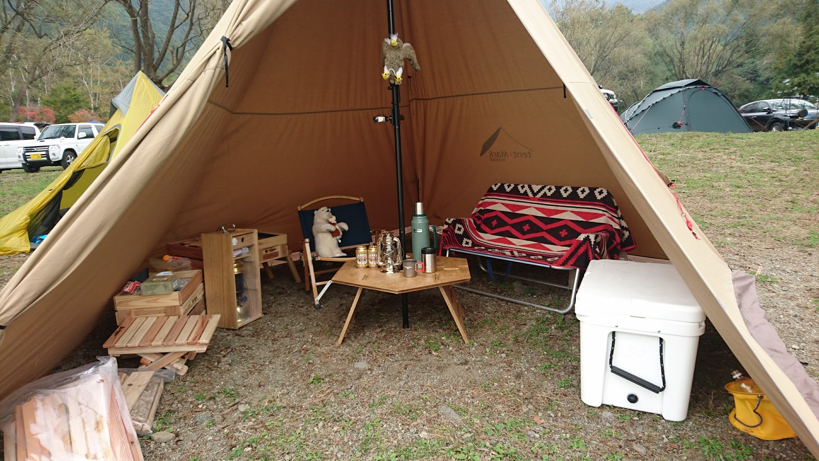 初張り！Circus TC（サーカス TC）＆Big Agnes (ビッグアグネス) Yahmonite 5 ヤモナイト5 西湖自由キャンプ場