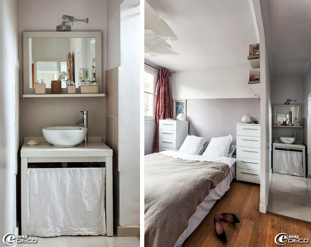 STUDIO DECORADO com tons neutros. Blog Achados de Decoração