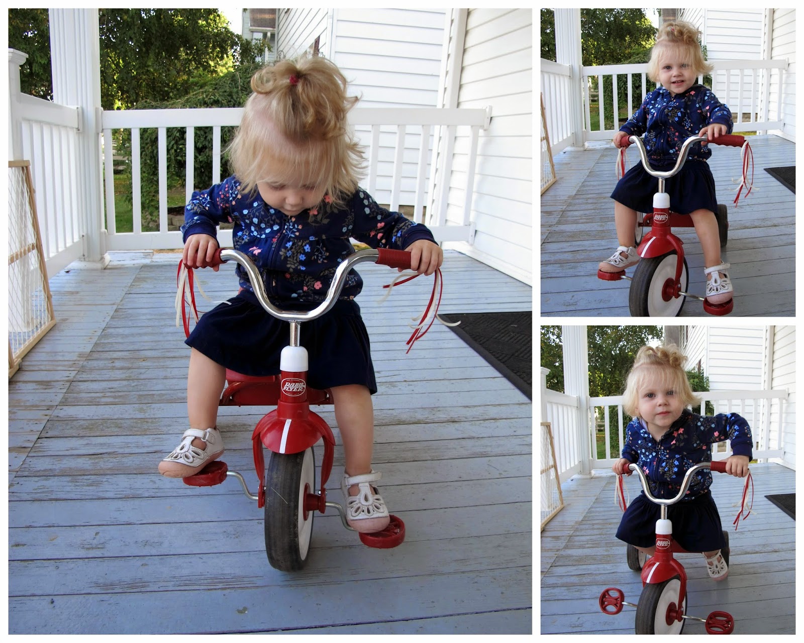 Stella on Her Baby Bike