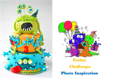 New Stampavie CRITTERS DECORATING A CUPCAKE Clear Stamp Birthday