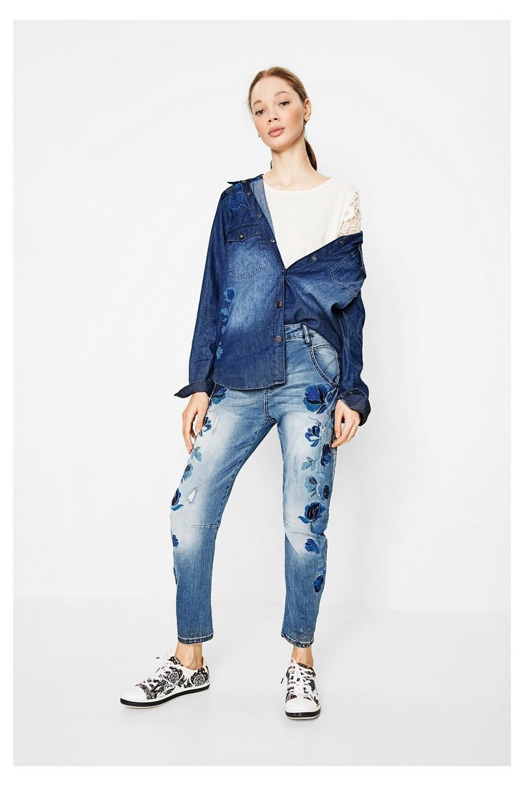 Desigual Coleção Exotic Jeans primaveraverão 2017 Mad Moda