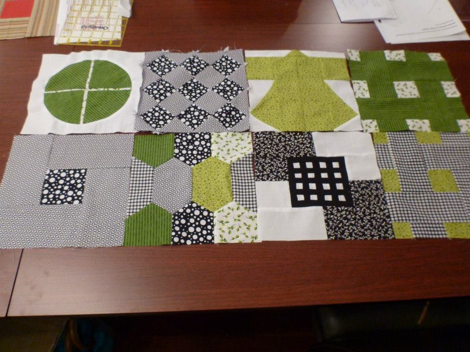 sashiko and other stitching Japanese Quilt Blocks course in Bridlington