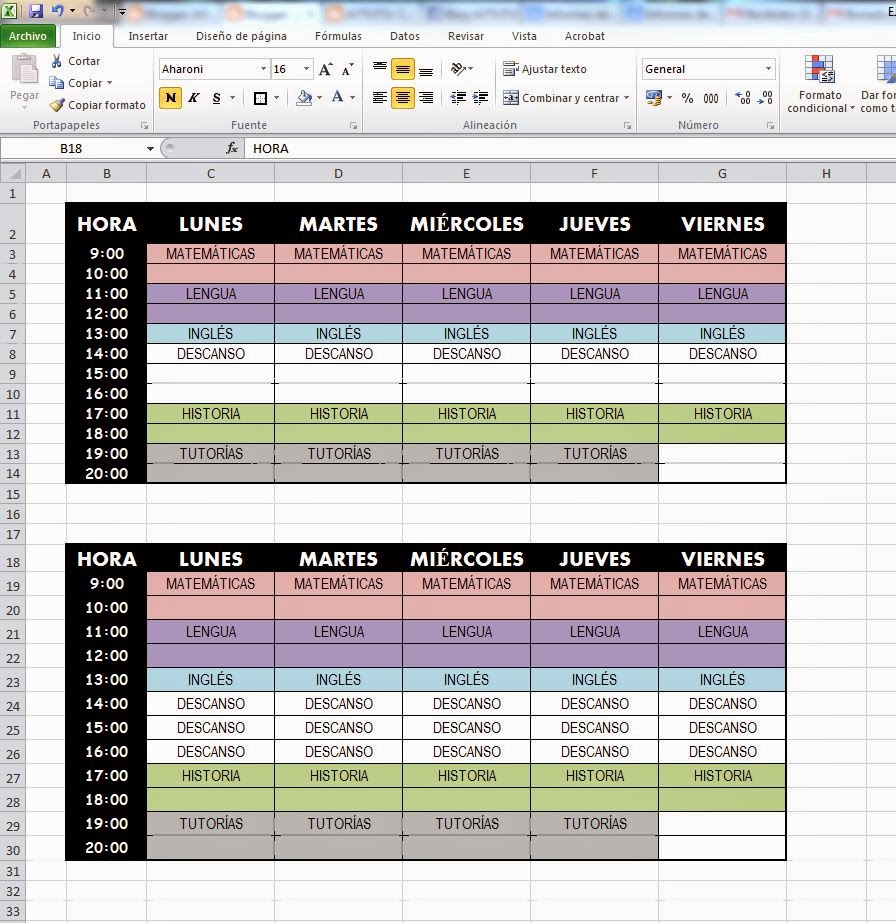 Formatos De Excel