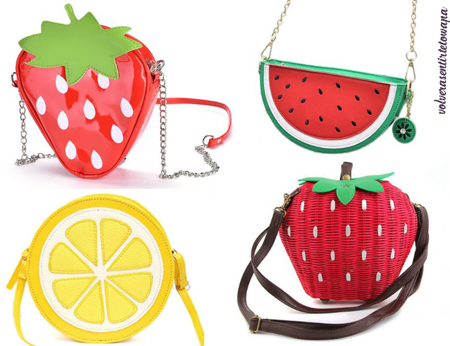 Bolsos con formas de frutas para el verano, de Aliexpress