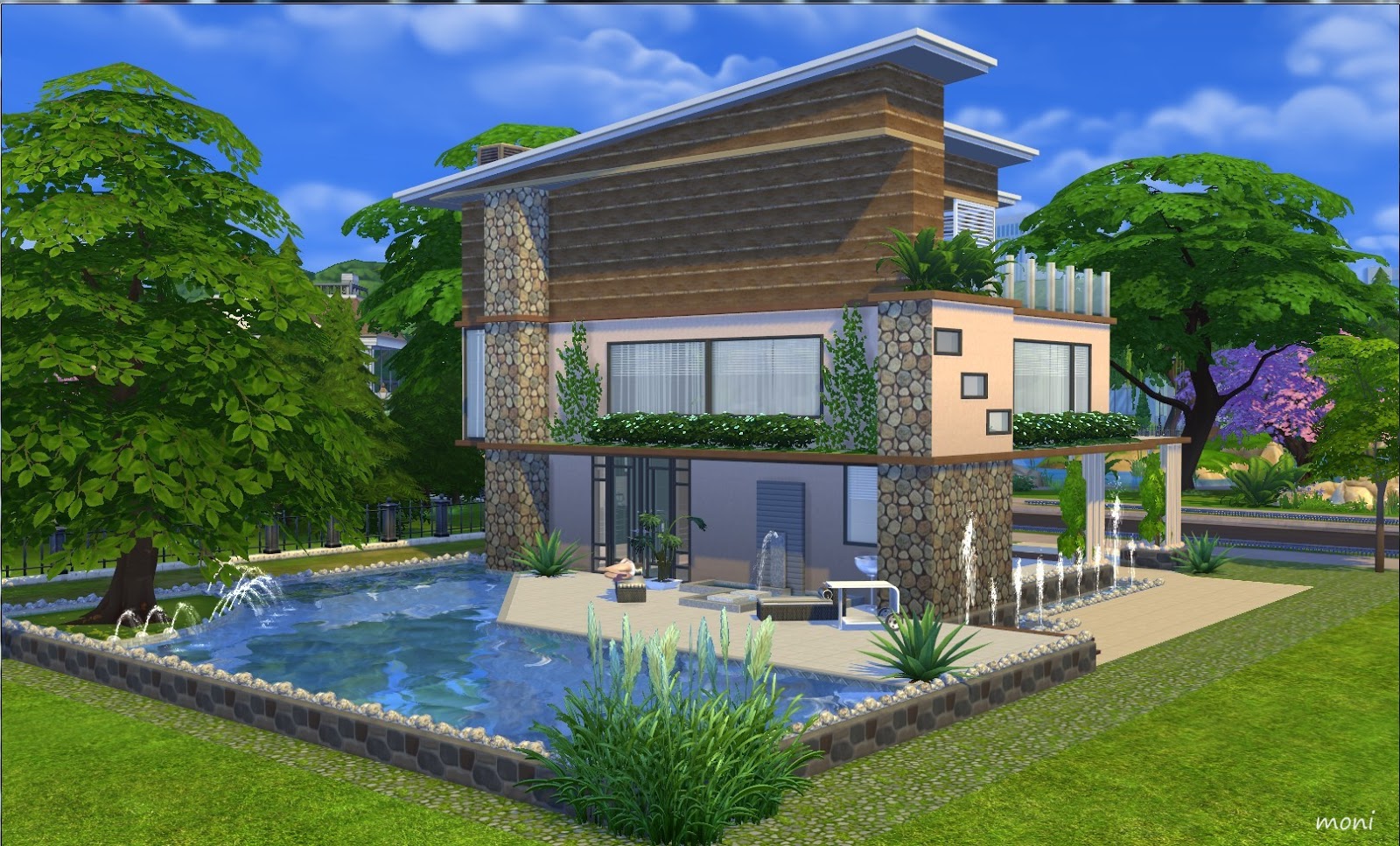 My Sims 4 Blog: Modern House No. 1 by Moni