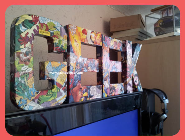 Craft: Making Comic Book Art Letters