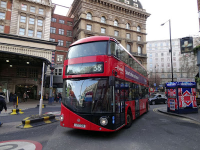 A New Bus For London on service 38 at Victoria Bus Station