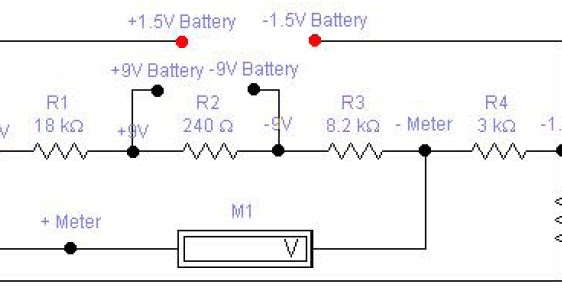 BASIC ELECTRONICS PROJECTS AND TUTORIALS: BATTERY TESTER FOR 1.5 AND 9