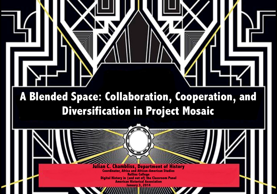 New Adventures in Digital History Digital Humanities in (and out) of