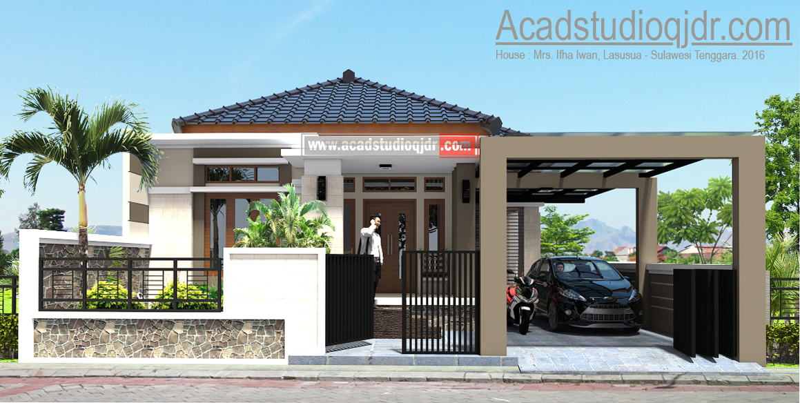 Desain Rumah Tropis Minimalis Di Lahan 10x20 Meter Jasa