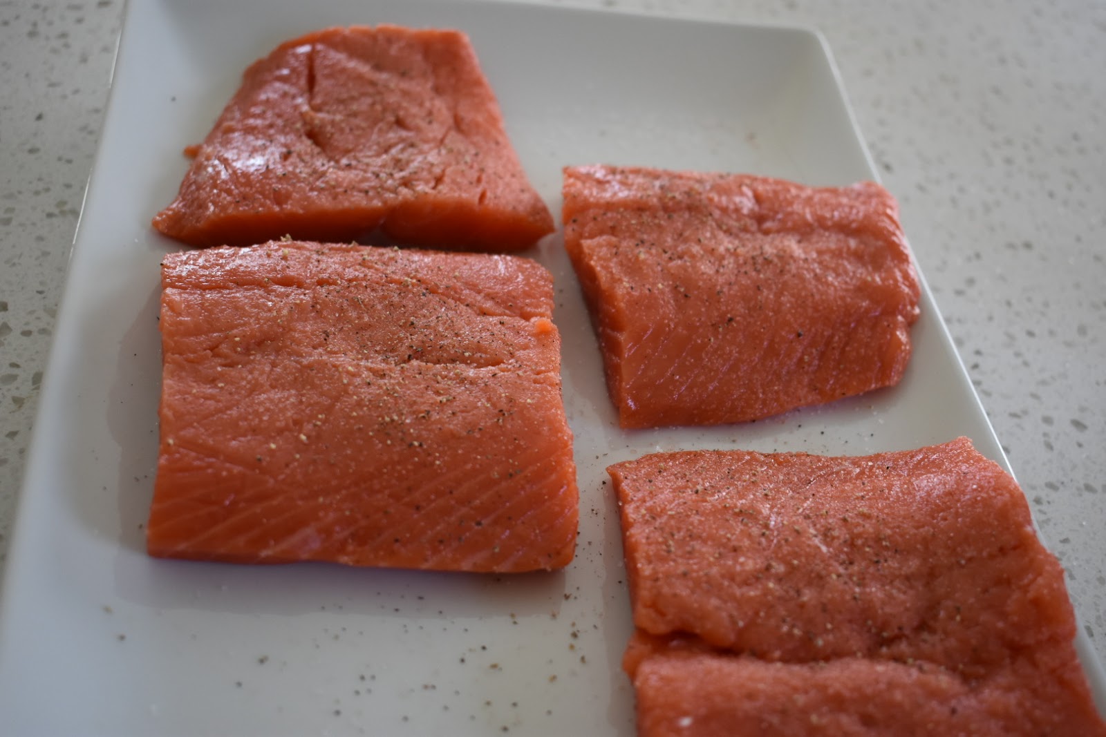 PanSeared Salmon with Macadamia Nut Pesto Chef Jen
