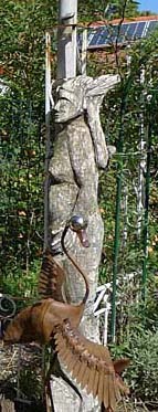 Ceres, Dennis's wood carving