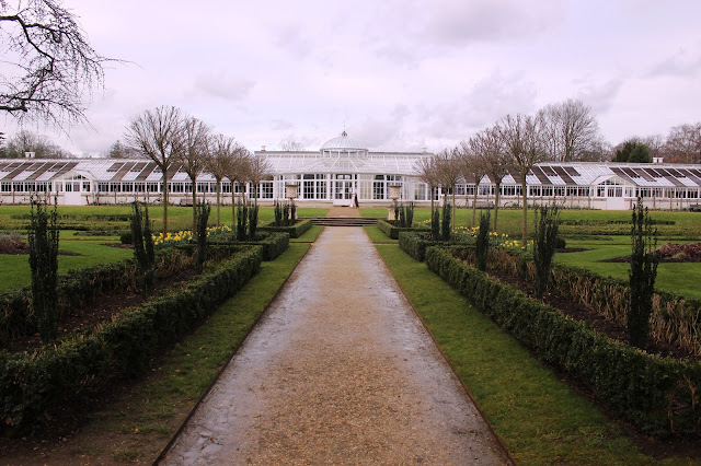 Chiswick House conservatory from the Italian garden Chiswick House conservatoryfrom the Italian garden
