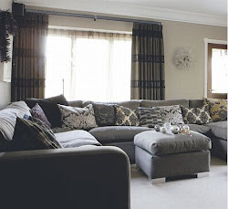 living grey room farmhouse decorating cosy christmas eco housetohome wall pillows couch