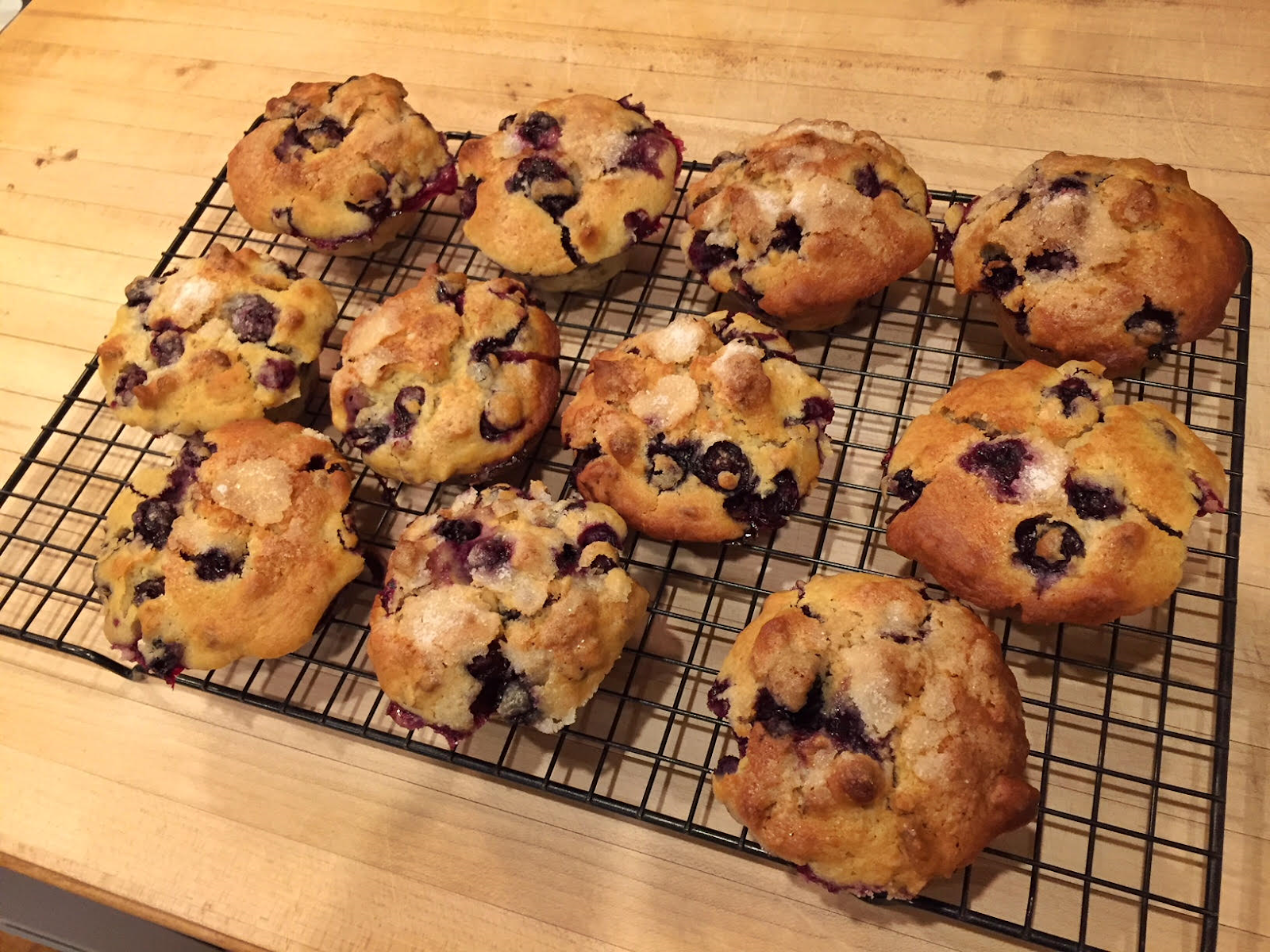 Verrückter Deutscher Campingplatz Lenten Blueberry Walnut Muffins