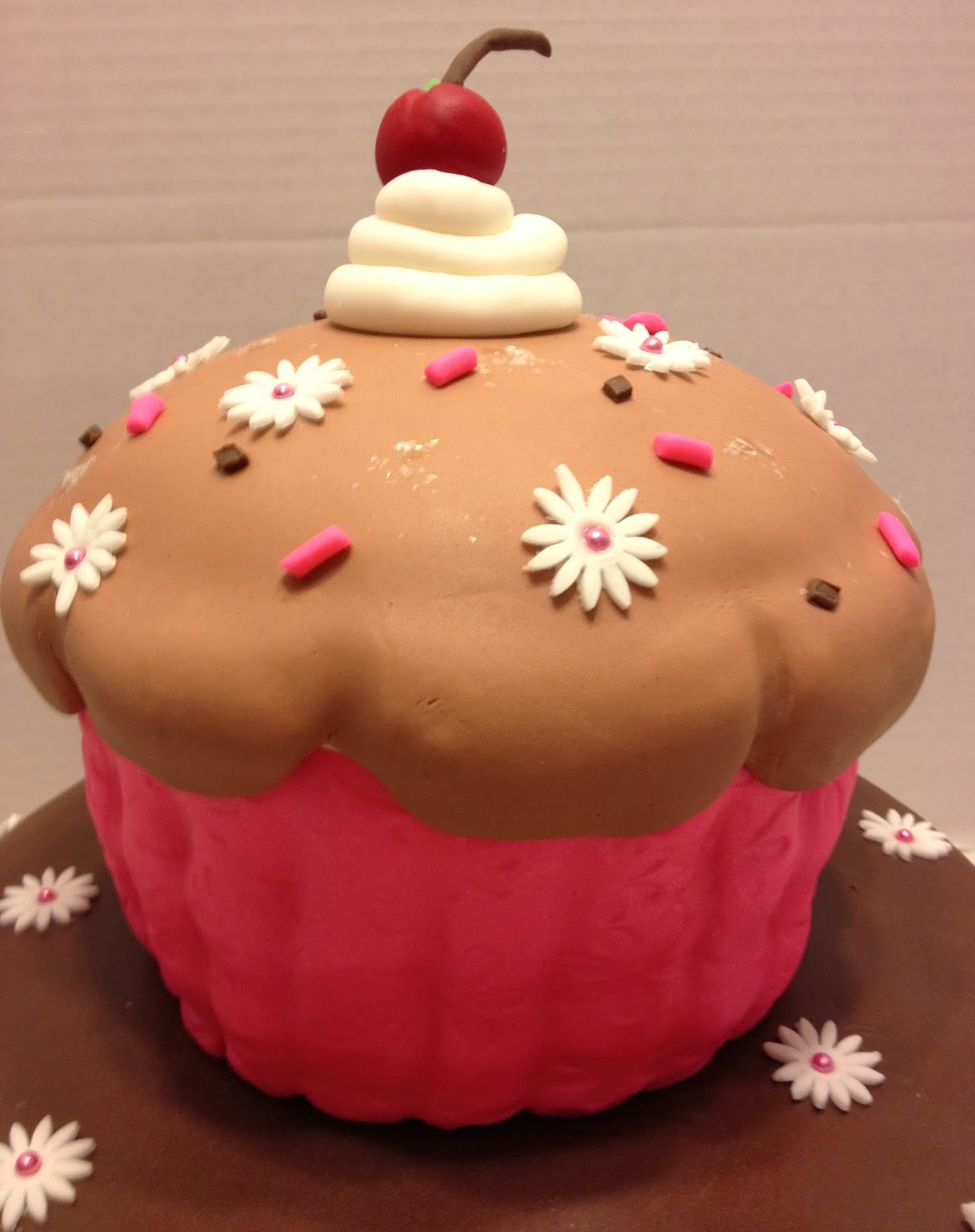 Giant Birthday Cupcake - All About Ami