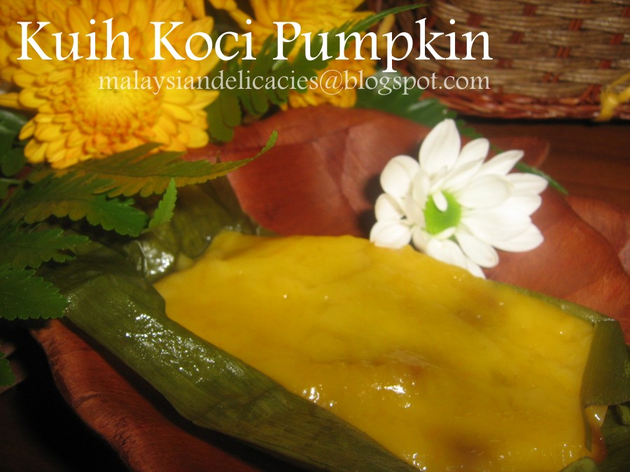 Kuih Koci Pumpkin