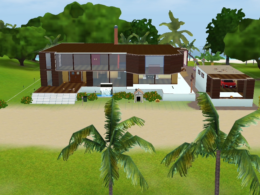 Desain Rumah Unik Sims 3 Gambar Kayu Minimalis Rumah3disain Juni