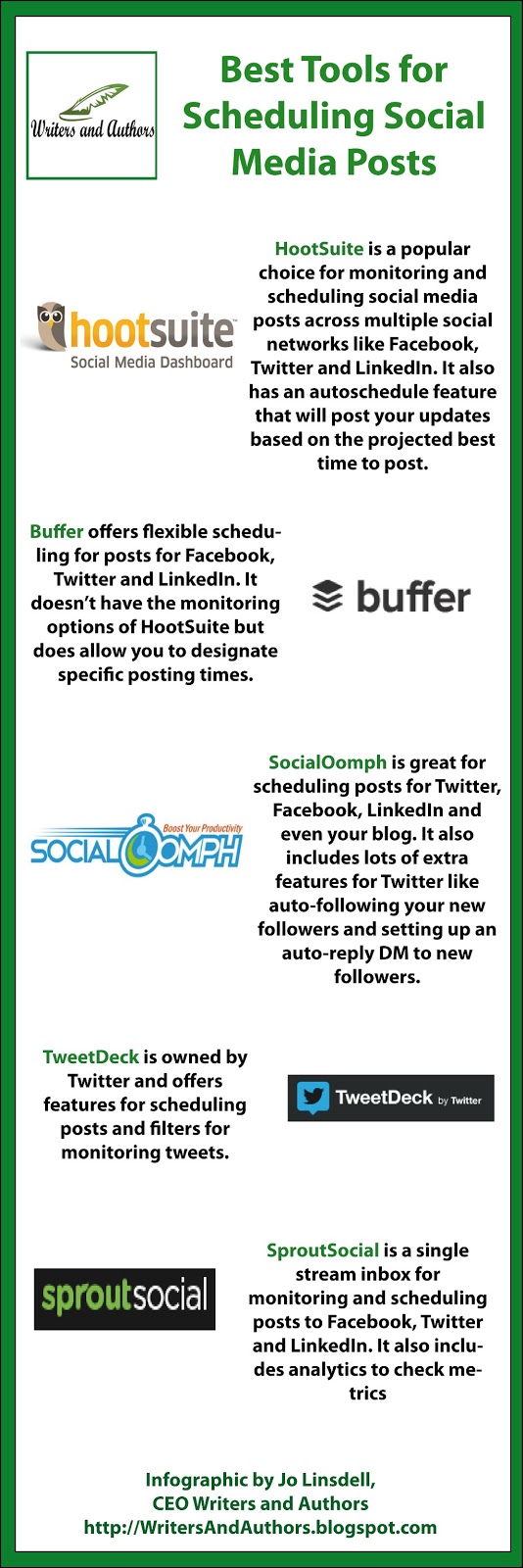 Best Tools for Scheduling Social Media Posts Writers and Authors