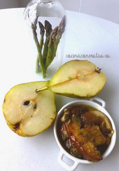 Quiche de Boletus, Pera y Trigueros