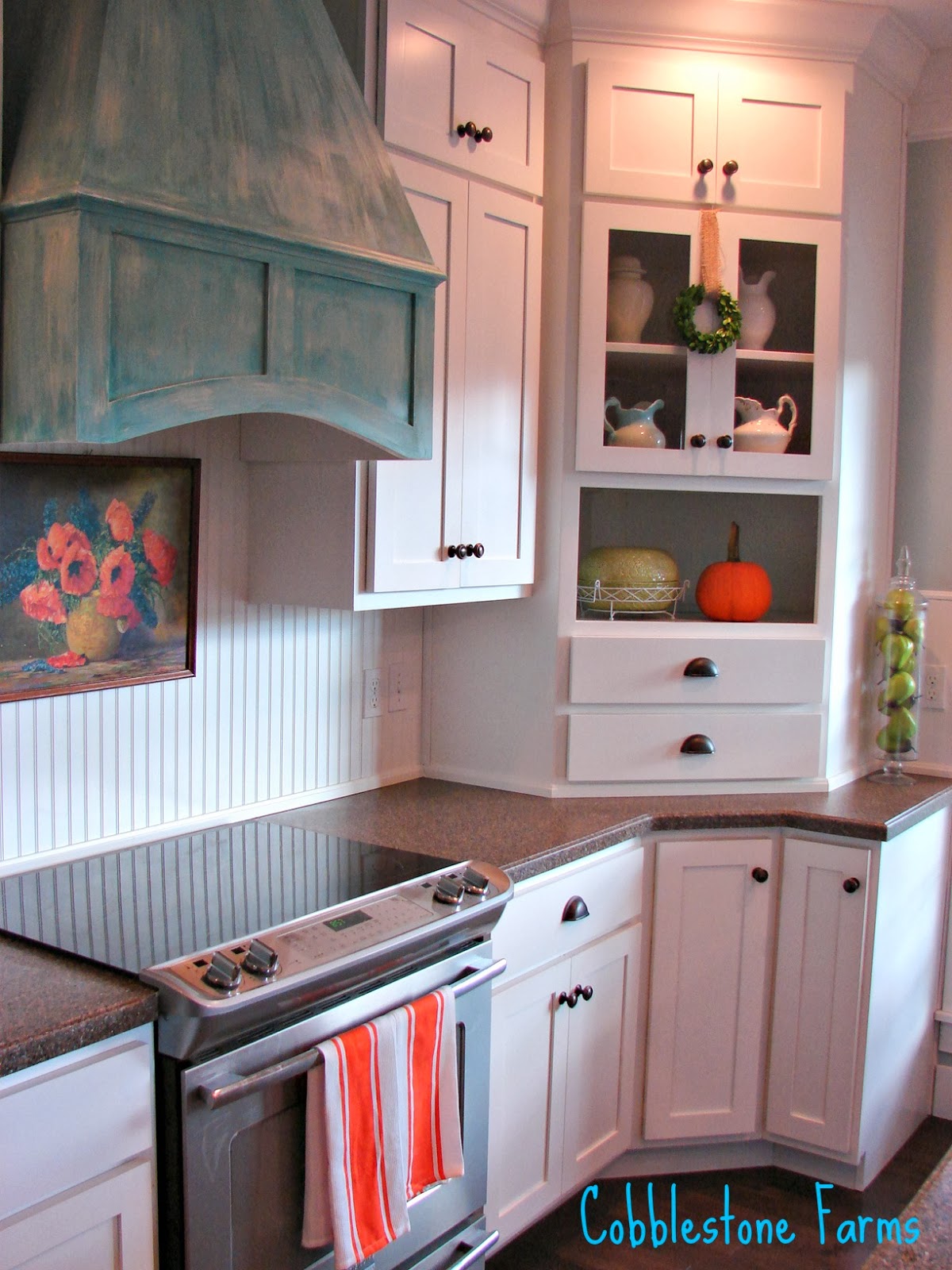 Cobblestone Farms I painted my Range Hood!!...