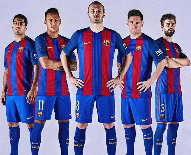 FCバルセロナ 2016-17 ユニフォーム-ホーム