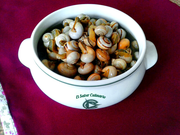 Caracoles a la taza o Caracoles a la andaluza