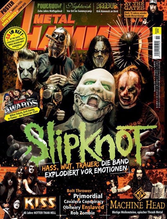 Slipknot Perú: Slipknot será portada de la revista Metal Hammer Alemania