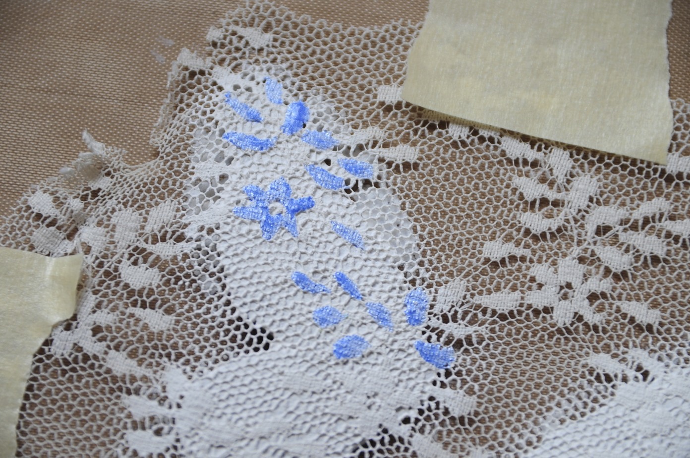 painted lace...