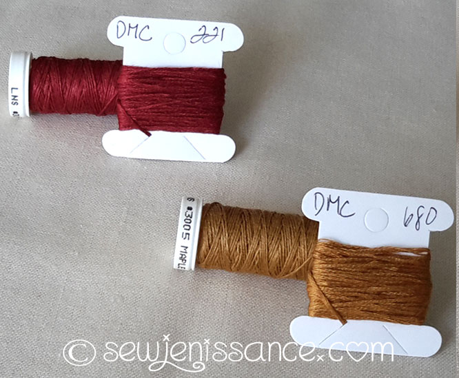 Londonderry Linen and DMC Embroidery Floss