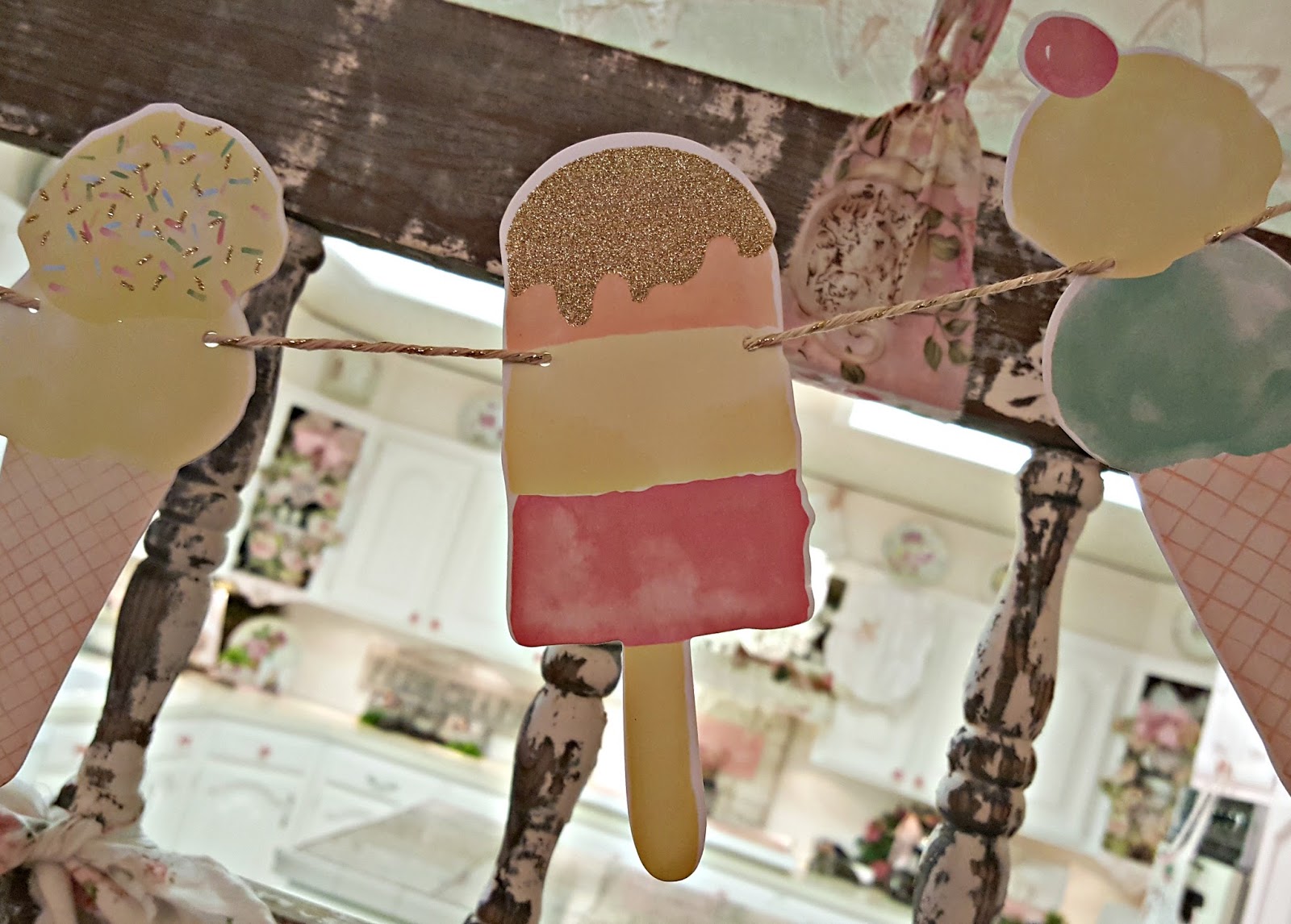 Penny's Vintage Home: Indoor Ice Cream Party