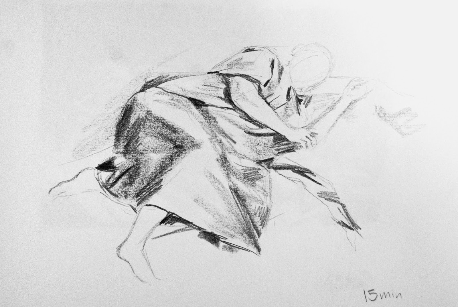 Advanced observational drawings by Marcus: Week 9: Anatomy study: cloth ...