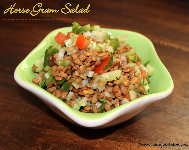 Images of Kollu Salad / Horse Gram Salad / Healthy Salad Recipe