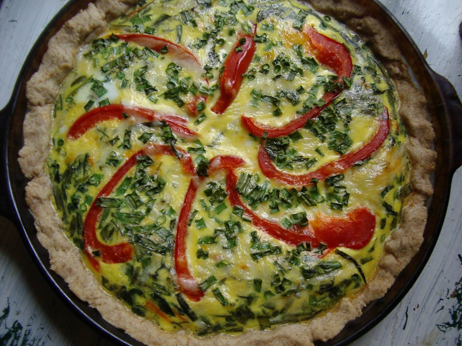 Little City Farm Spring farm quiche