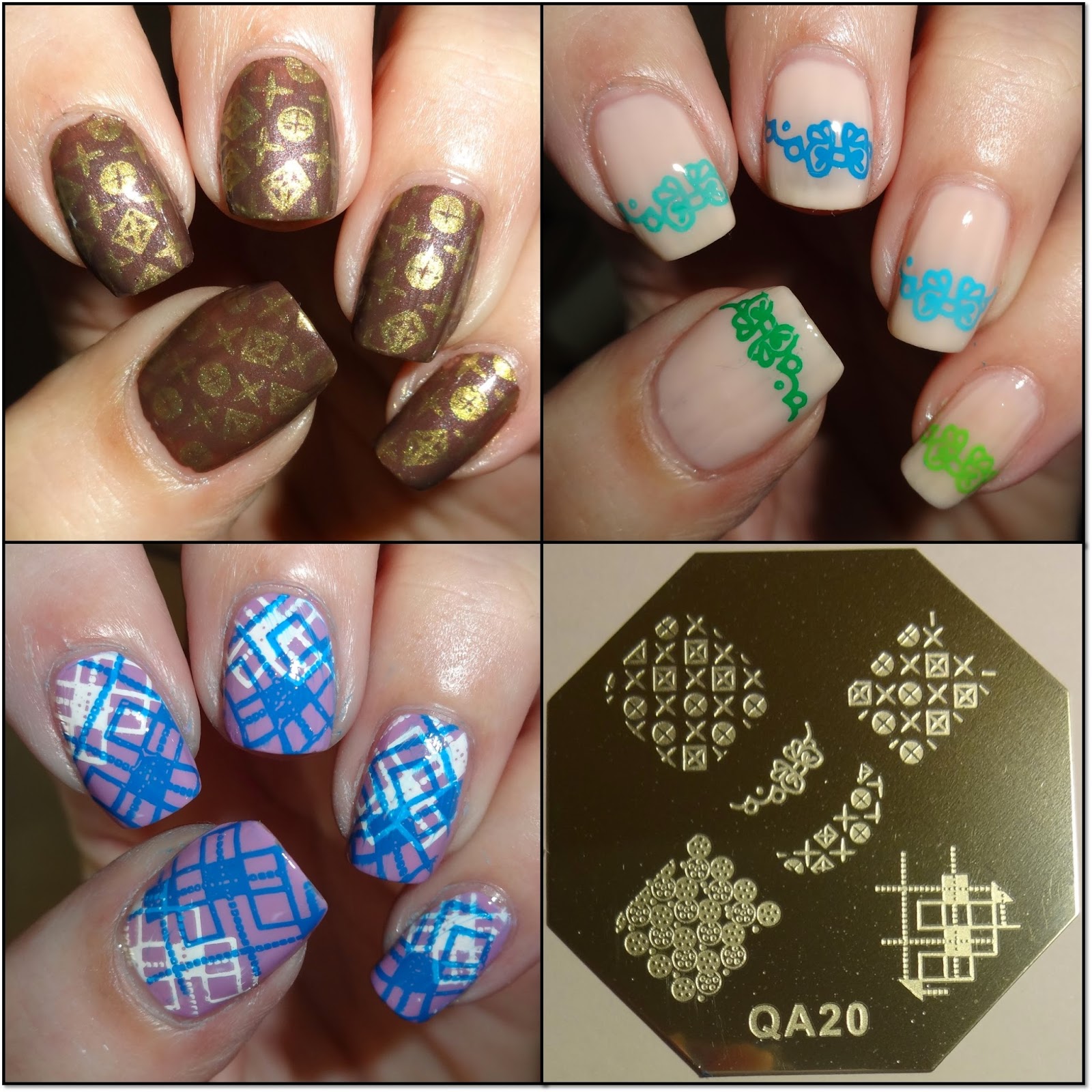 Wendy&#39;s Delights: Stamping Plate QA20 from Charlies Nail Art