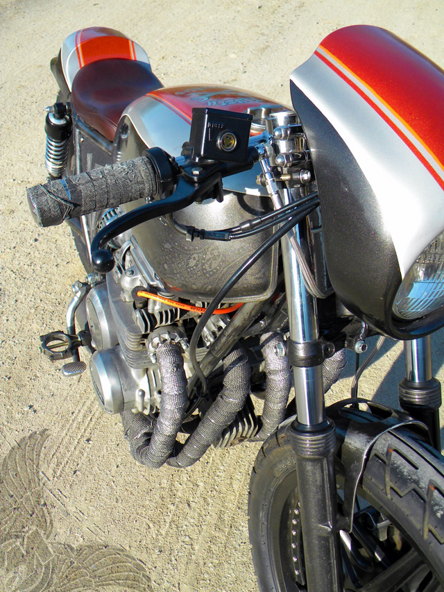 cb650 cafe racer - front