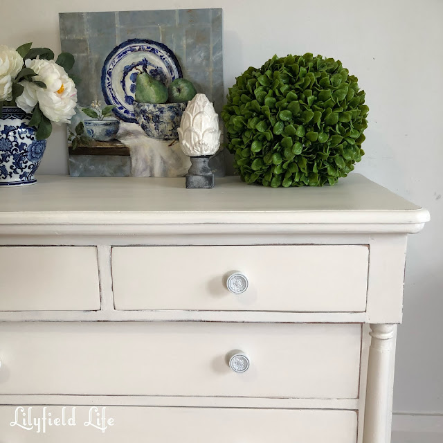 lilyfield life hand painted white drawers