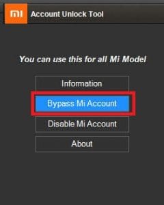 Download Tool Reset MI AccountRemove MI Password