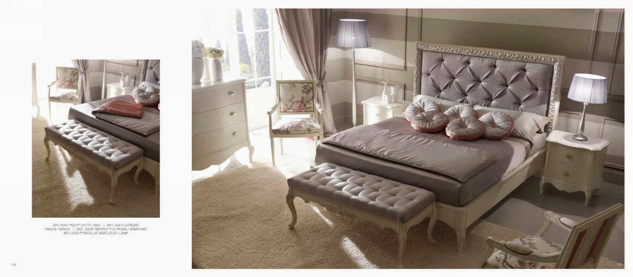 Design interior mobila dormitor de lux Italia - Design Interior | Amenajari interioare - Bucuresti | Mobila Italia - mobila - dormitor - lux - italia - pat - Rudy - preturi