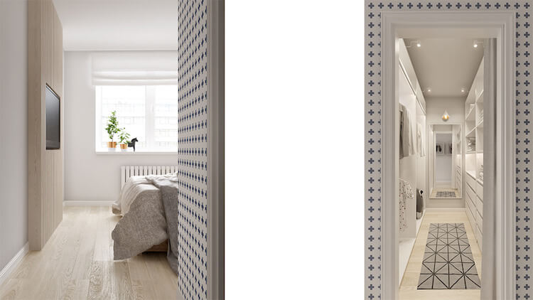 Reforma de un pequeño apartamento Reforma de un pequeño apartamento, dormitorio y vestidor