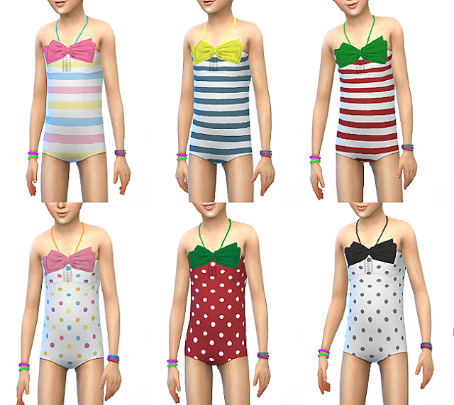 Sims 4 Ccs The Best Swimsuit For Kids By Chocolatte Sims