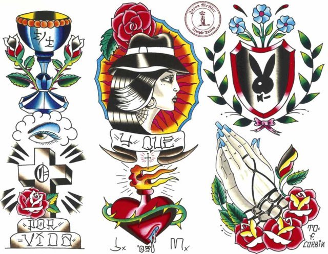 Tatuajes tradicionales diseños
